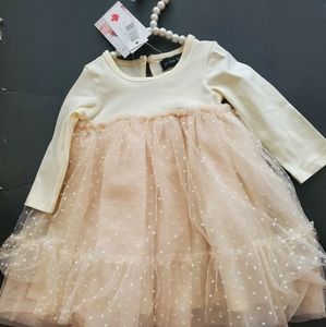 Indigobaby x olivia rose tulle  overlay dress 3-6 months